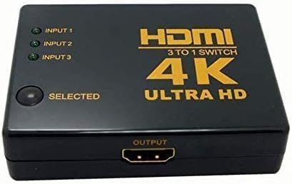 Generic Black Mini 2 Port HDMI Switch 2x1 Switcher 2input 1 output Splitter HDMI Port for HDTV 1080P Video - الصورة 2