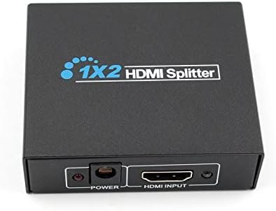 HDMI Splitter Full HD 1080p Video HDCP HDMI Switch Switcher 1X2 Split 1 in 2 Out Amplifier Display For HDTV DVD PS3 PS4