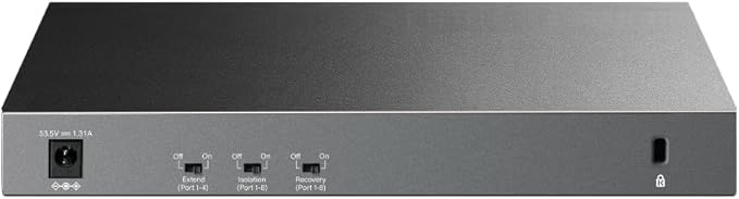 TP-LINK LS1210GP 10-Port Gigabit Desktop Switch with 8-Port PoE+,1× Gigabit SFP Port - الصورة 2