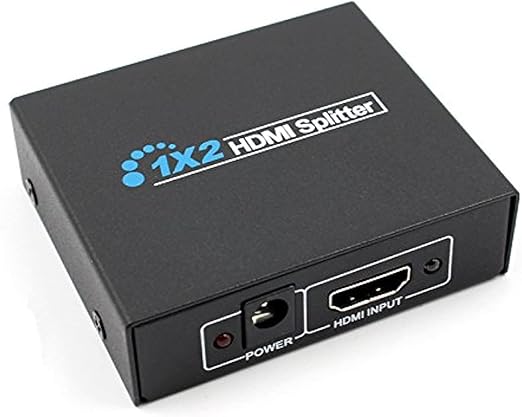 HDMI Splitter Full HD 1080p Video HDCP HDMI Switch Switcher 1X2 Split 1 in 2 Out Amplifier Display For HDTV DVD PS3 PS4 - الصورة 4