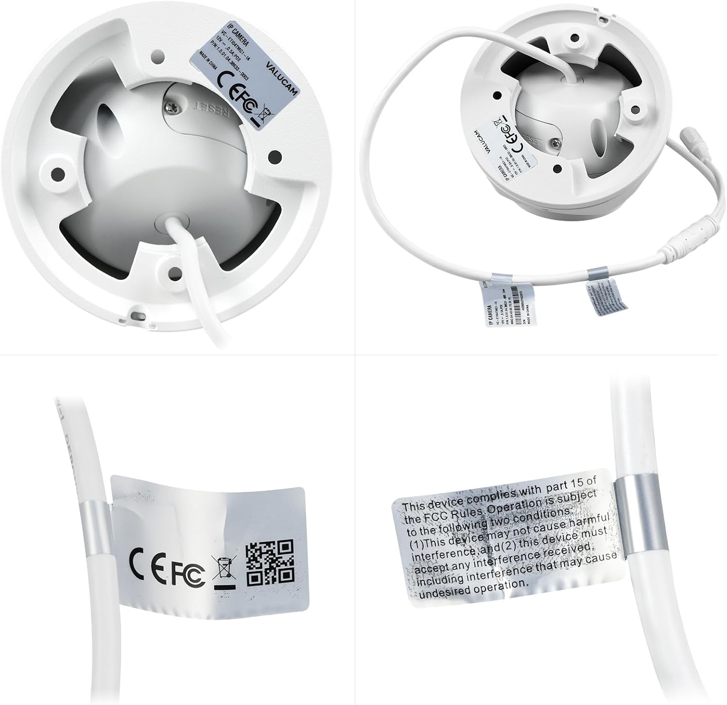 PRG 4MP IP PoE Network Camera 2.8mm Lens - الصورة 2