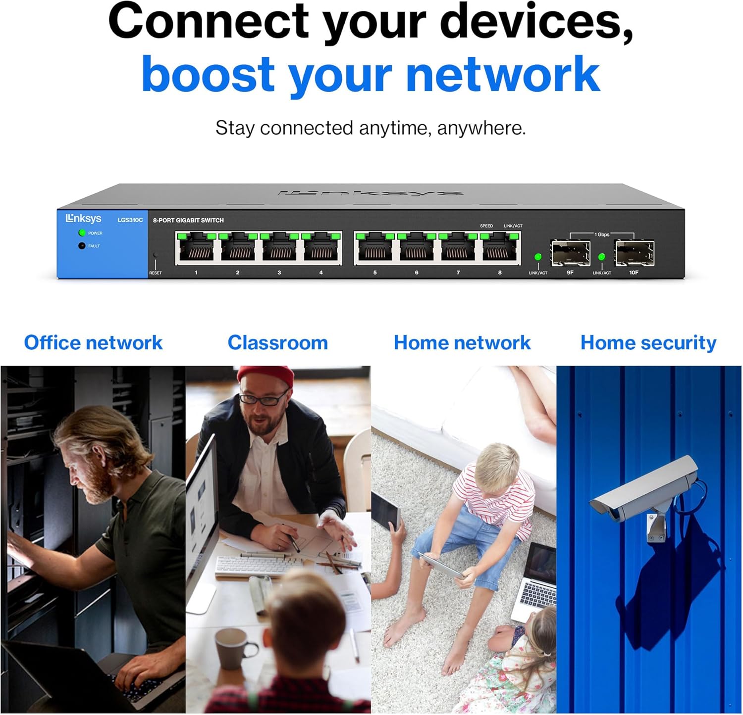 8-Port Managed Gigabit Ethernet Switch with 2 1G SFP Uplinks TAA Compliant LGS310C - الصورة 7