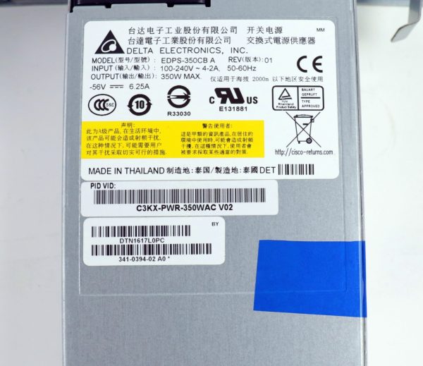 Cisco Catalyst 3750-X 48-Port Gigabit Network Switch WS-C3750X-48T-E w/ C3KX-NM-10G - الصورة 4