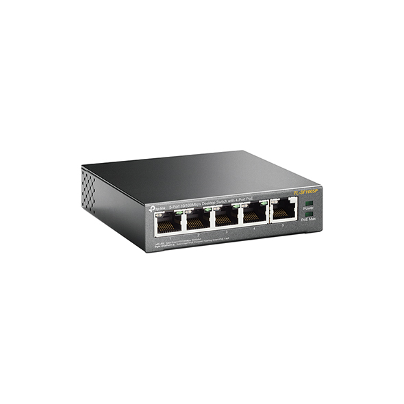 TP-LINK TL-SF1005P New 5-Port 10/100Mbps Desktop Switch with 4-Port PoE - الصورة 2